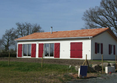 Maison écologique mixte bois et maçonnée