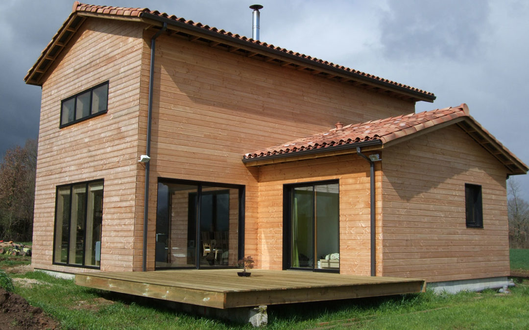 Maison bois bioclimatique